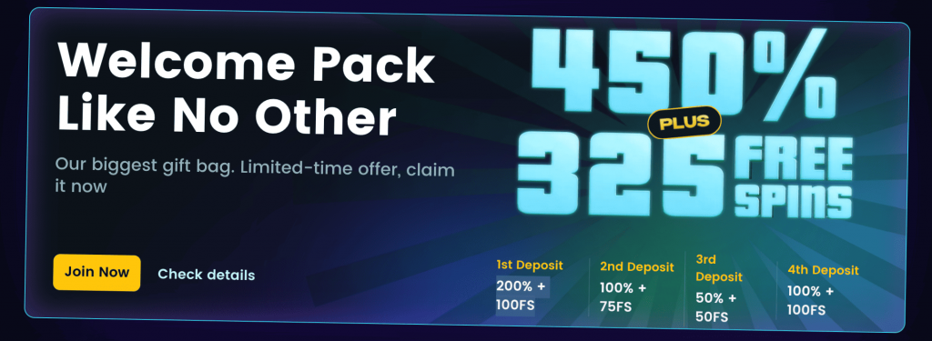 Welcome Package Snatch Casino